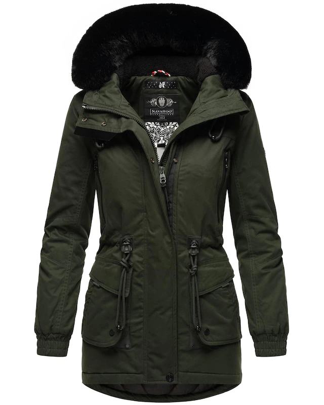 Marikoo Wintermantel »Olessaa« Sportlicher Baumwoll-Parka für den Winter