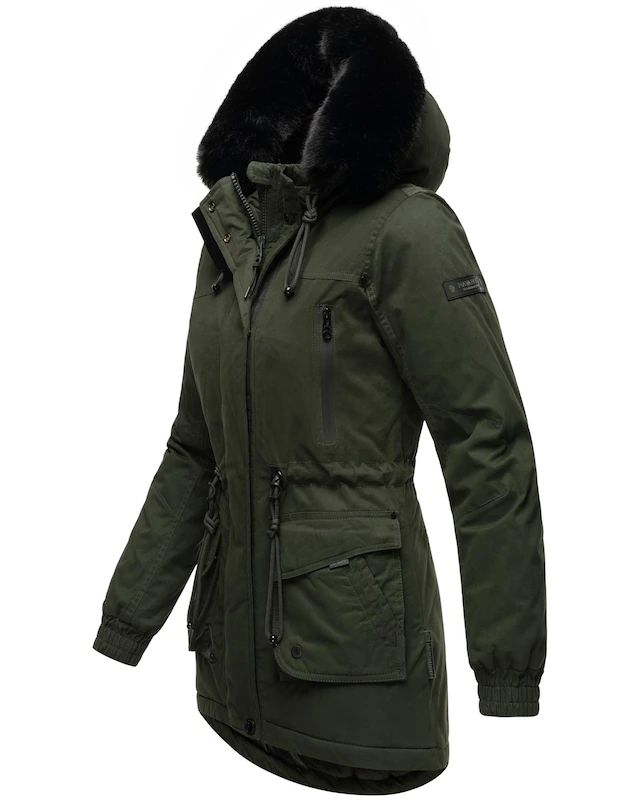 Marikoo Wintermantel »Olessaa« Sportlicher Baumwoll-Parka für den Winter