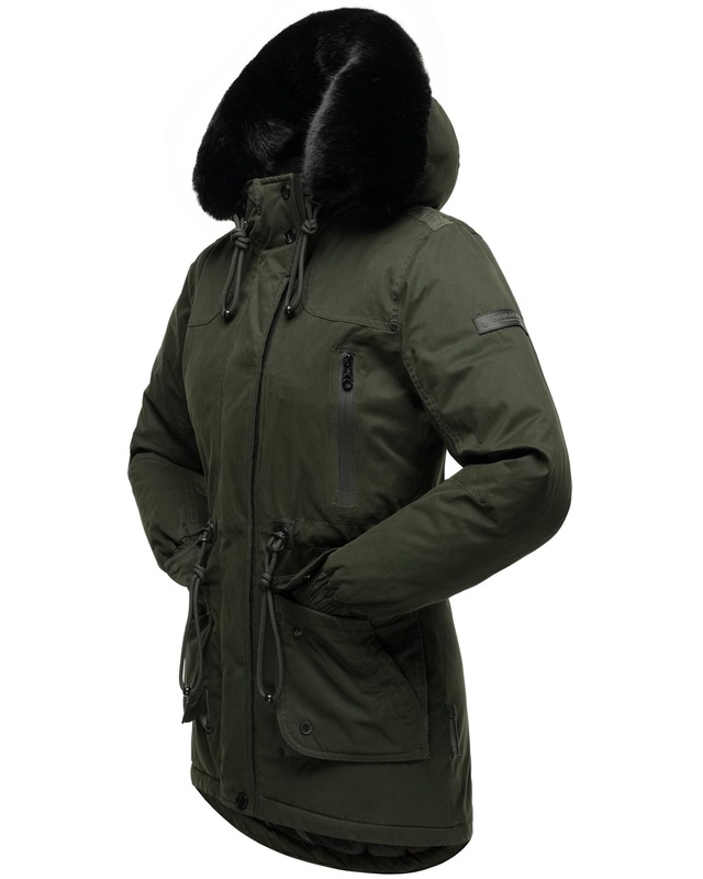 Marikoo Wintermantel »Olessaa« Sportlicher Baumwoll-Parka für den Winter
