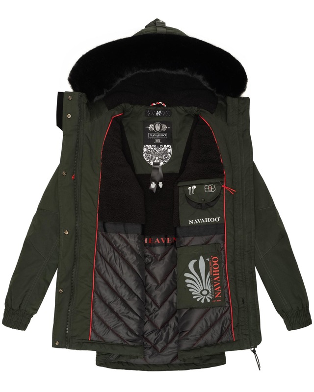 Marikoo Wintermantel »Olessaa« Sportlicher Baumwoll-Parka für den Winter