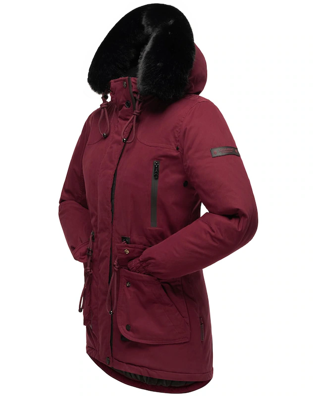 Marikoo Wintermantel »Olessaa« Sportlicher Baumwoll-Parka für den Winter