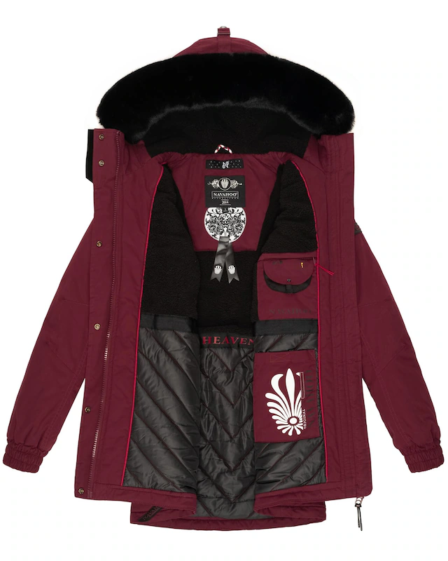 Marikoo Wintermantel »Olessaa« Sportlicher Baumwoll-Parka für den Winter
