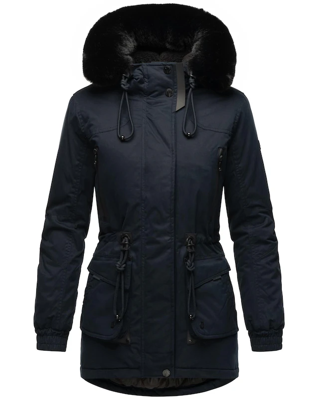 Marikoo Wintermantel »Olessaa« Sportlicher Baumwoll-Parka für den Winter