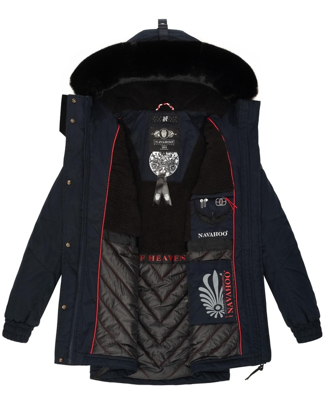 Marikoo Wintermantel »Olessaa« Sportlicher Baumwoll-Parka für den Winter