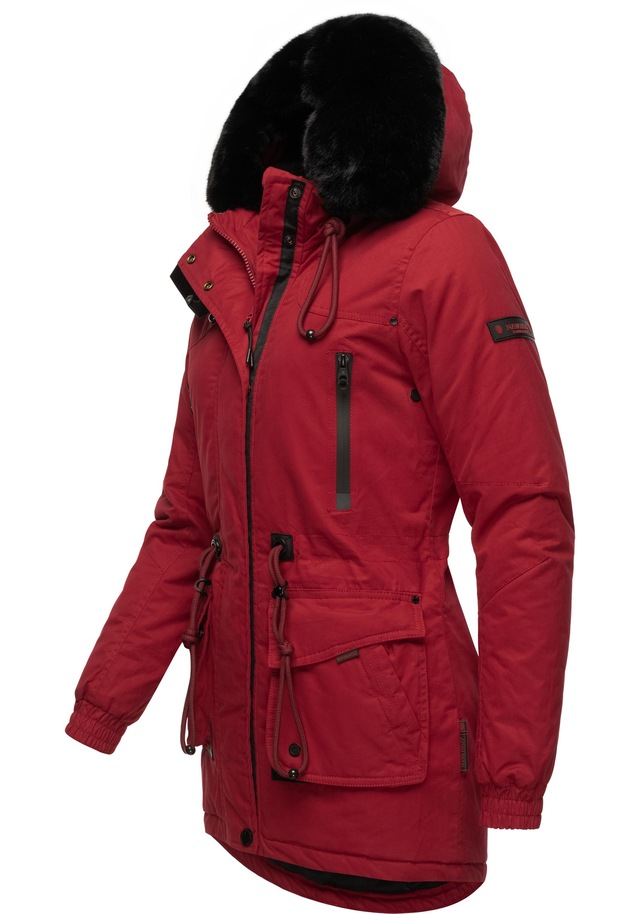 Marikoo Wintermantel »Olessaa« Sportlicher Baumwoll-Parka für den Winter