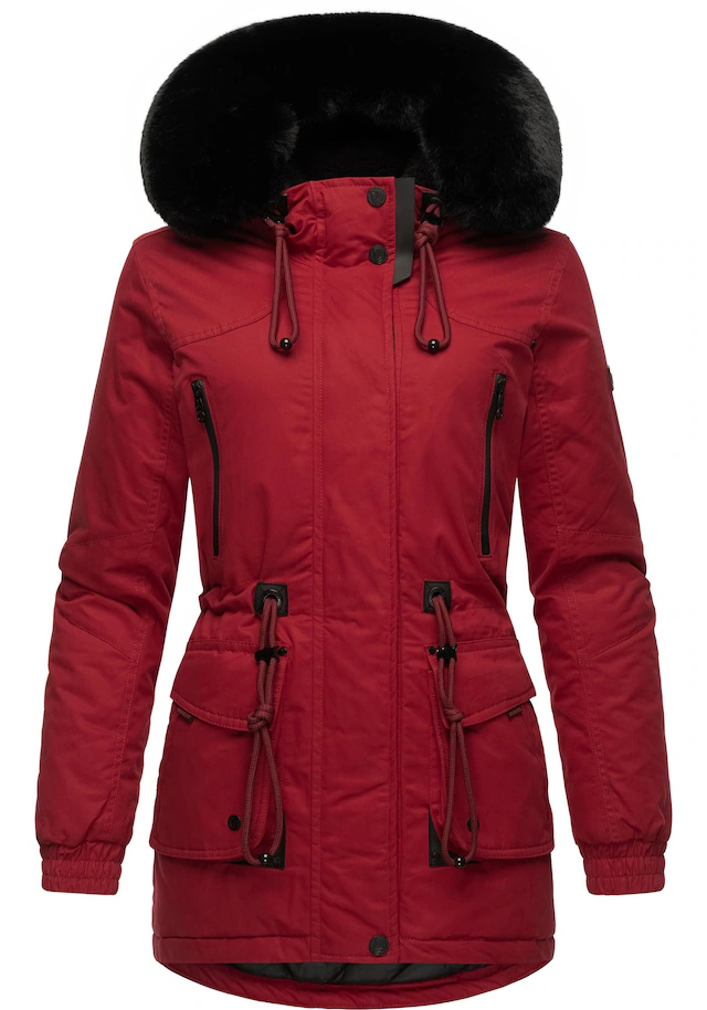 Marikoo Wintermantel »Olessaa« Sportlicher Baumwoll-Parka für den Winter