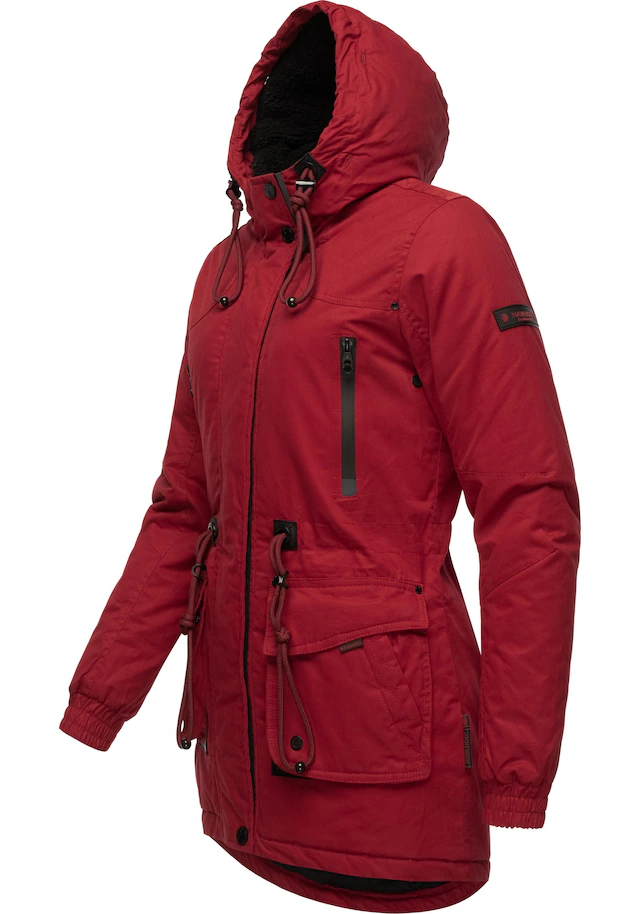 Marikoo Wintermantel »Olessaa« Sportlicher Baumwoll-Parka für den Winter