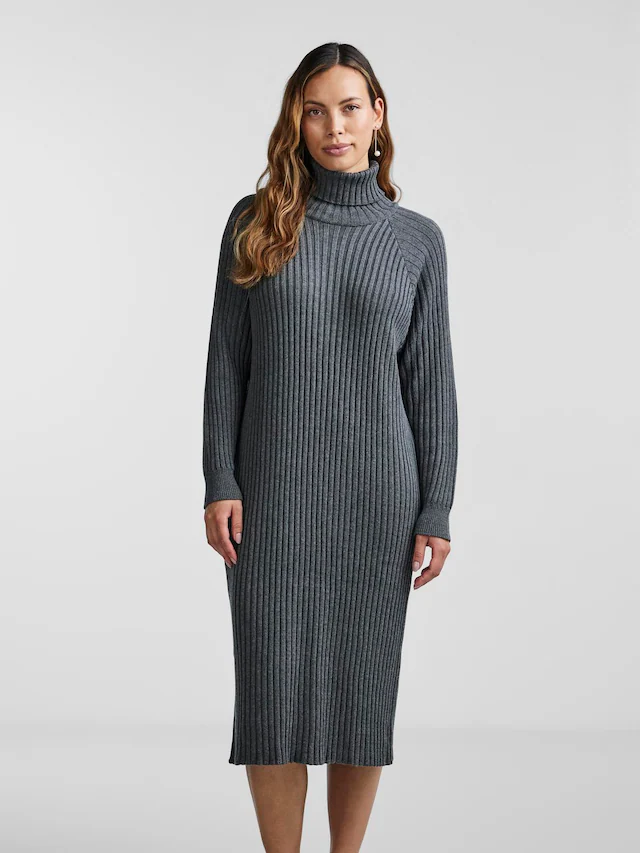 Y.A.S Strickkleid »YASMAVI KNIT MIDI ROLLNECK DRESS«