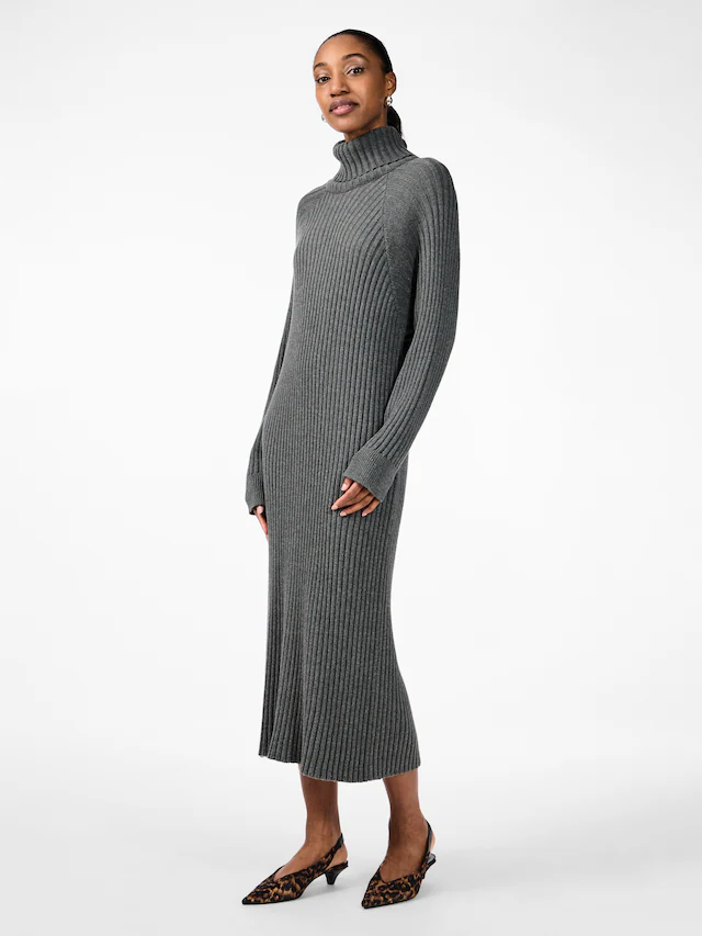 Y.A.S Strickkleid »YASMAVI KNIT MIDI ROLLNECK DRESS«
