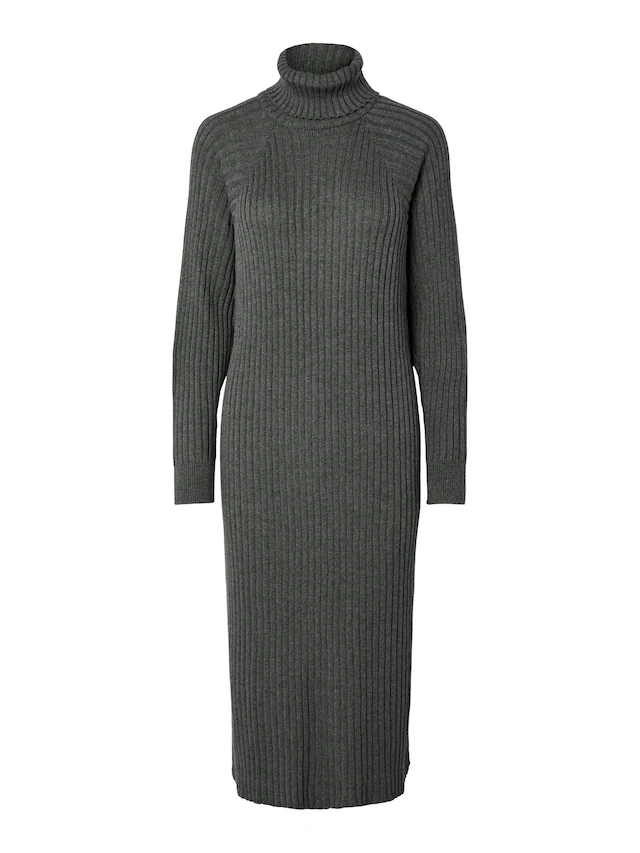 Y.A.S Strickkleid »YASMAVI KNIT MIDI ROLLNECK DRESS«