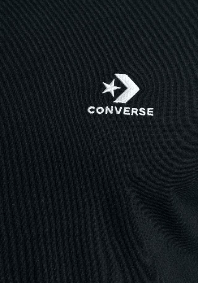 Converse T-Shirt »GO-TO EMBROIDERED STAR CHEVRON TEE« mit Rundhalsausschnitt, Kurzarm, aus Baumwolle, in Single Jersey