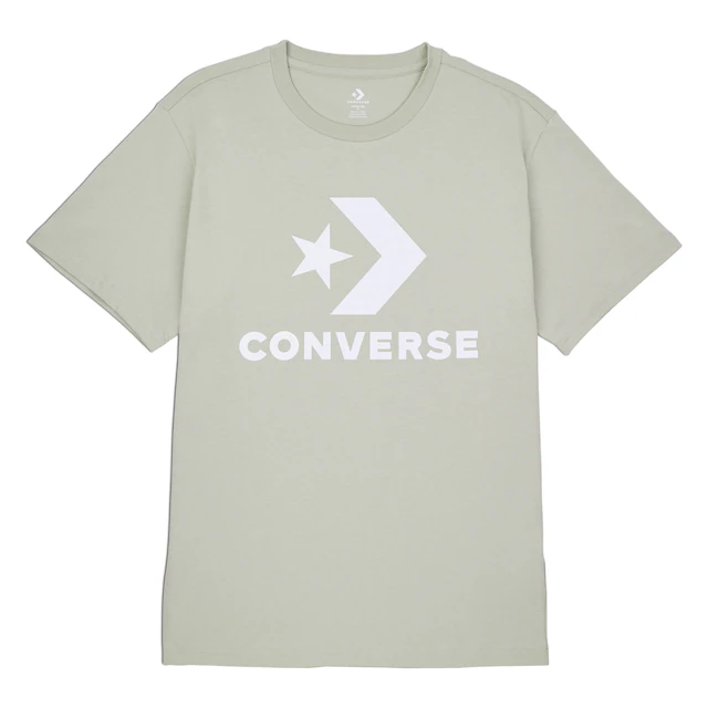 Converse T-Shirt »Unisex GO-TO STAR CHEVRON LOGO STANDARD-FIT« mit Rundhalsausschnitt, aus Baumwolle