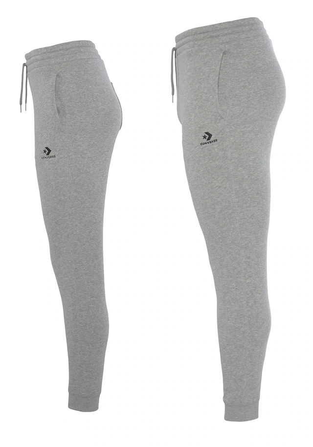 Converse Jogginghose »GO-TO EMBROIDERED STAR CHEVRON BRUSHED BACK FLEECE SWEATPANT« mit Eingrifftaschen, aus Baumwolle und Polyester