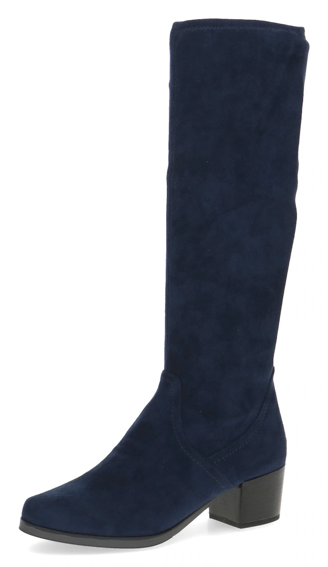 Caprice Stiefel , Blockabsatz, Schlupfstiefel mit Stretch-XS-Schaft in schmaler Form