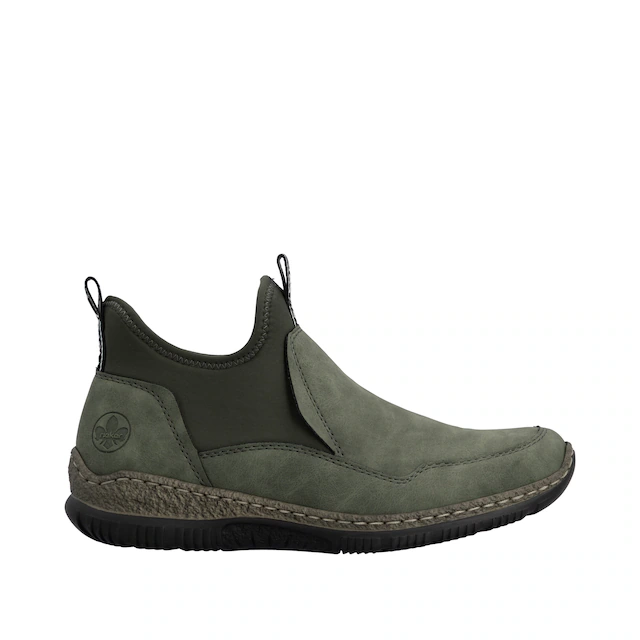 Rieker Schlupfboots Slipper, Slip-on Sneaker, Stiefelette mit MemoSoft-Innensohle