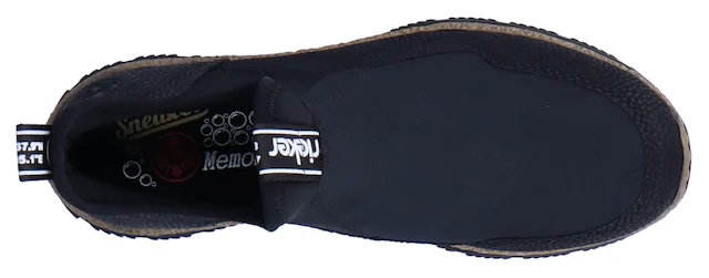 Rieker Schlupfboots Slipper, Slip-on Sneaker, Stiefelette mit MemoSoft-Innensohle
