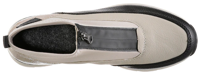 Rieker Schlupfboots Stiefelette, High Top Sneaker mit Reißverschluss auf der Vorderseite