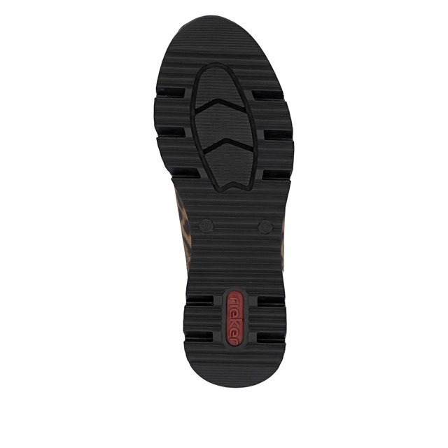 Rieker Schlupfboots Stiefelette, High Top Sneaker mit Reißverschluss auf der Vorderseite