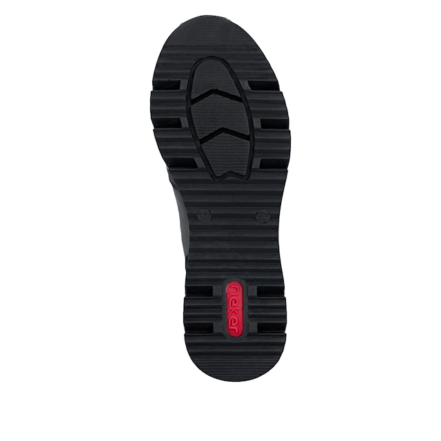 Rieker Schlupfboots Stiefelette, High Top Sneaker mit Reißverschluss auf der Vorderseite
