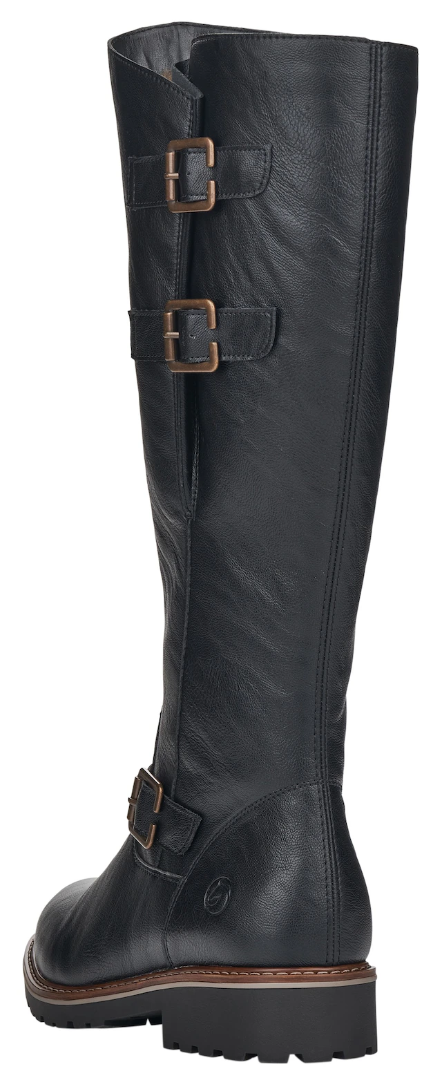 Remonte Winterstiefel , Blockabsatz, Langschaftstiefel, Wechselfußbett, XL-Schaft