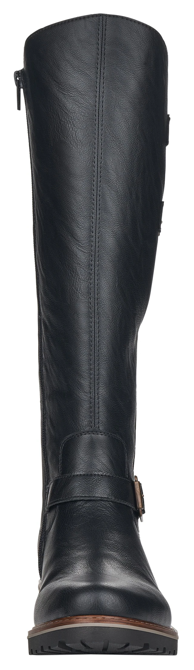Remonte Winterstiefel , Blockabsatz, Langschaftstiefel, Wechselfußbett, XL-Schaft
