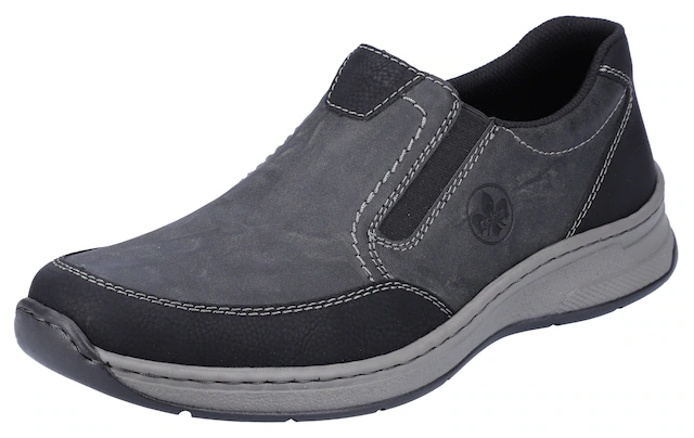 Rieker Slipper , Schlupfschuh, Halbschuh mit Stretcheinsätze