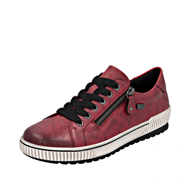 Remonte Plateausneaker , Freizeitschuh, Halbschuh, Schnürschuh mit Außenreißverschluss