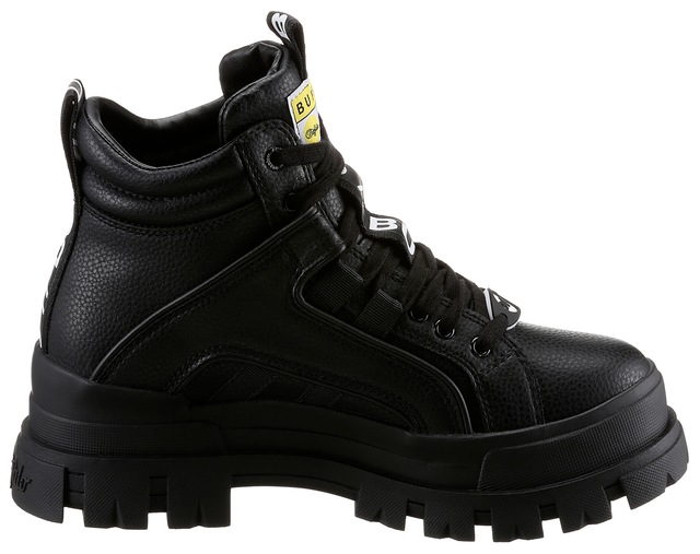 Buffalo Schnürboots »ASPHA NC MID« Schnürstiefelette, High Top Sneaker mit weicher Schaftrandpolsterung