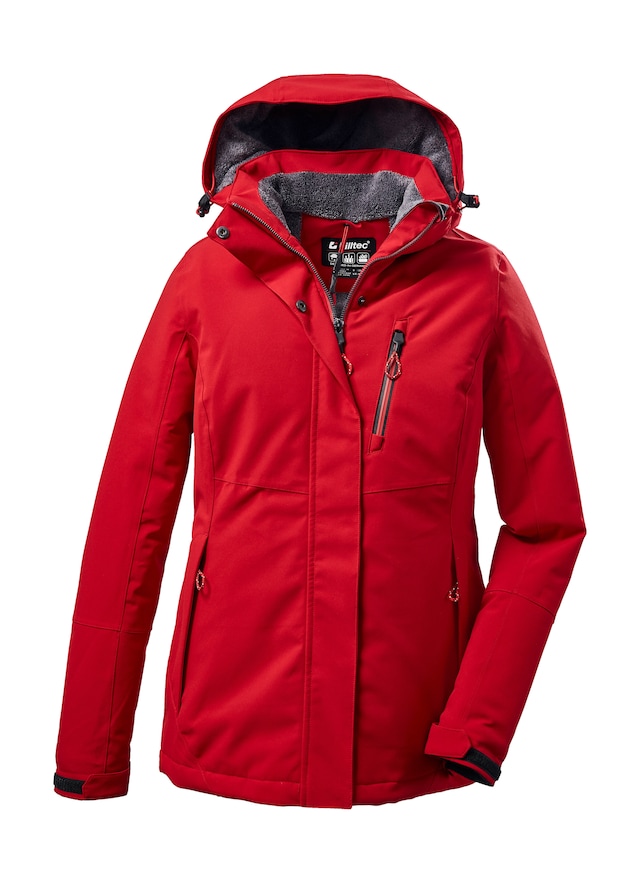 Killtec Outdoorjacke »KOW 170 KG WMN JCKT« Damen Funktionsjacke: wasserdicht, atmungsaktiv, abnehmbare Kapuze