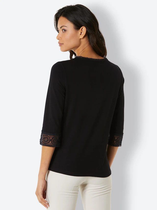CREATION L PREMIUM 3/4-Arm-Shirt »Lyocell-Shirt« 1 Stk.