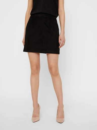 Vero Moda Lederimitatrock »VMDONNADINA FAUXSUEDE SHORT SKIRT« Materialmix