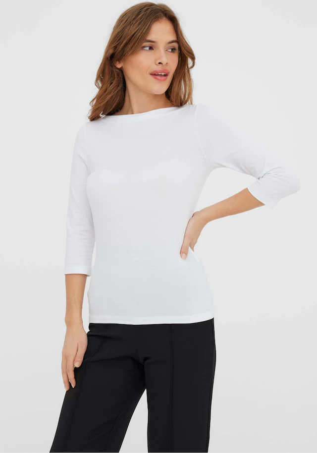 Vero Moda 3/4-Arm-Shirt »VMPANDA MODAL 3/4 TOP JRS NOOS« Baumwollmischung, regular fit