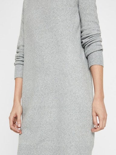 Vero Moda Strickkleid »VMDOFFY LS O-NECK DRESS GA NOOS« Materialmix mit Stretch, locker geschnitten