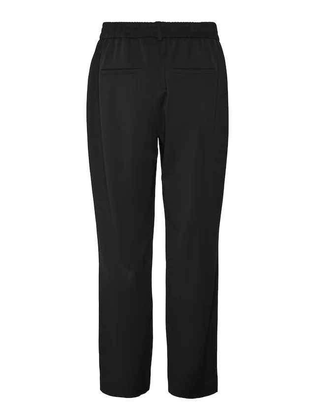 Vero Moda Anzughose »VMMAYA MR STRAIGHT SOLID PANT« Materialmix, mit Stretch, mide rise, straight fit