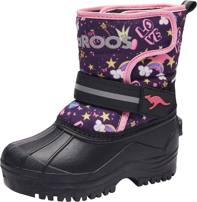 KangaROOS Winterstiefel »K-Shell II« Snowboots, Winterboots, Winterschuhe, mit Klettverschluss