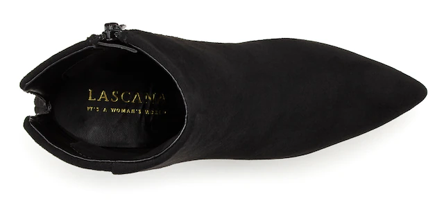 LASCANA High-Heel-Stiefelette »Herbststiefelette, Stiefel,« in elegant spitz zulaufender Form VEGAN