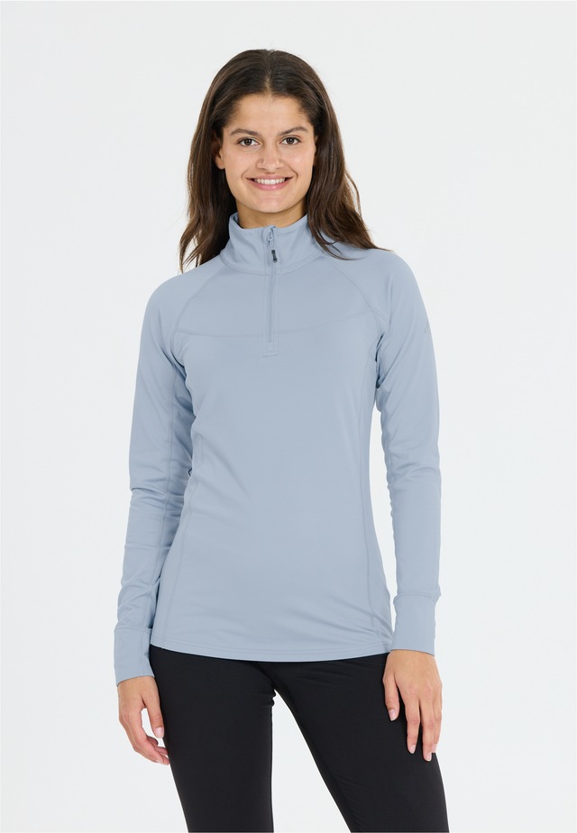 WHISTLER Langarmshirt »Blume« 1 Stk. mit Reißverschluss und Stehkragen