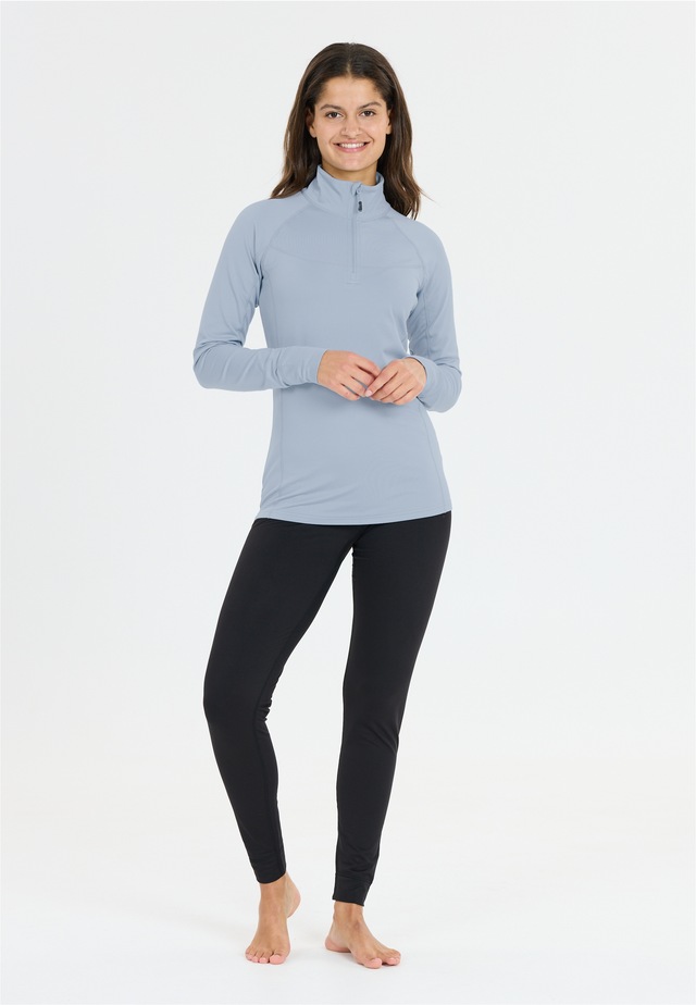 WHISTLER Langarmshirt »Blume« 1 Stk. mit Reißverschluss und Stehkragen