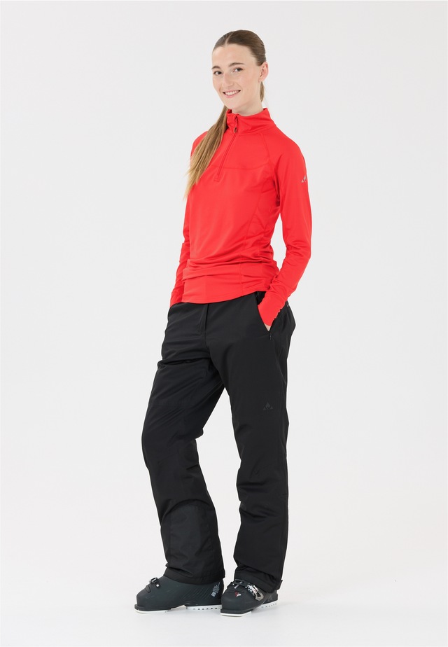 WHISTLER Langarmshirt »Blume« 1 Stk. mit Reißverschluss und Stehkragen