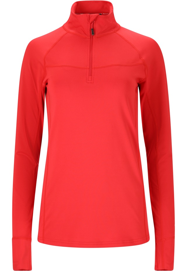 WHISTLER Langarmshirt »Blume« 1 Stk. mit Reißverschluss und Stehkragen