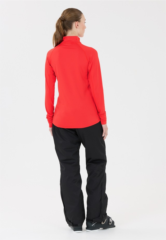 WHISTLER Langarmshirt »Blume« 1 Stk. mit Reißverschluss und Stehkragen