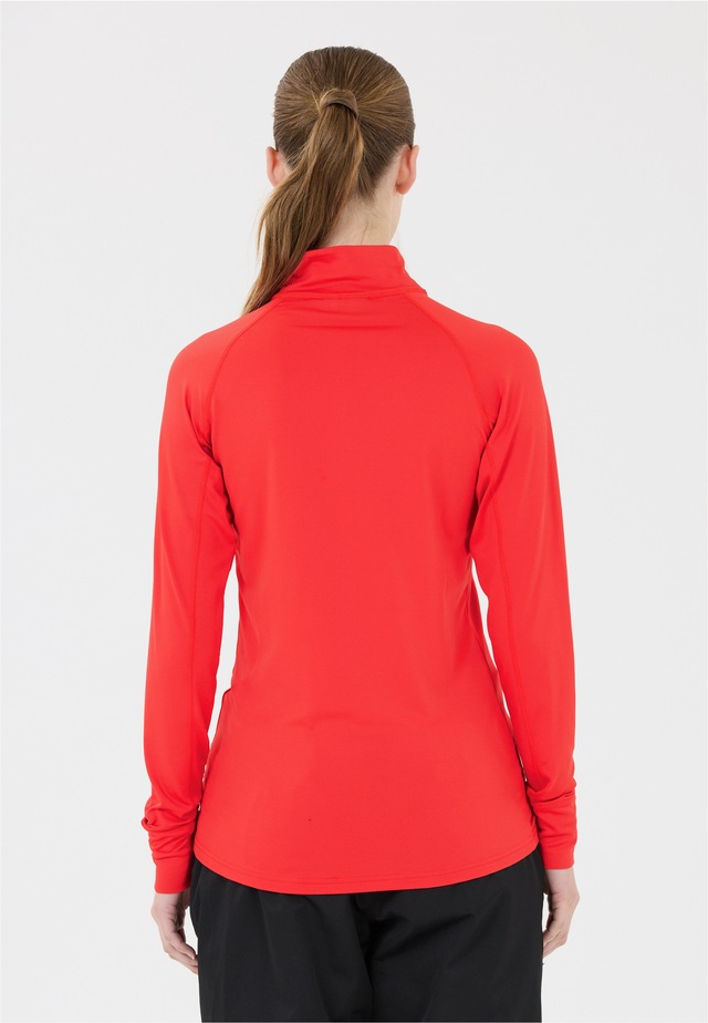 WHISTLER Langarmshirt »Blume« 1 Stk. mit Reißverschluss und Stehkragen