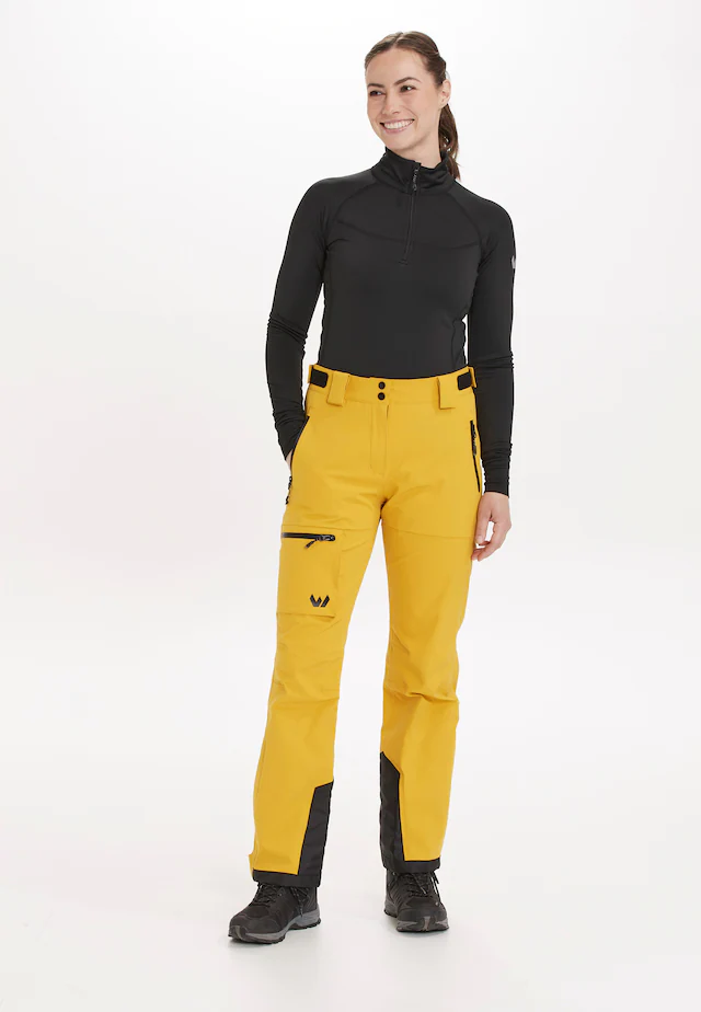 WHISTLER Langarmshirt »Blume« 1 Stk. mit Reißverschluss und Stehkragen