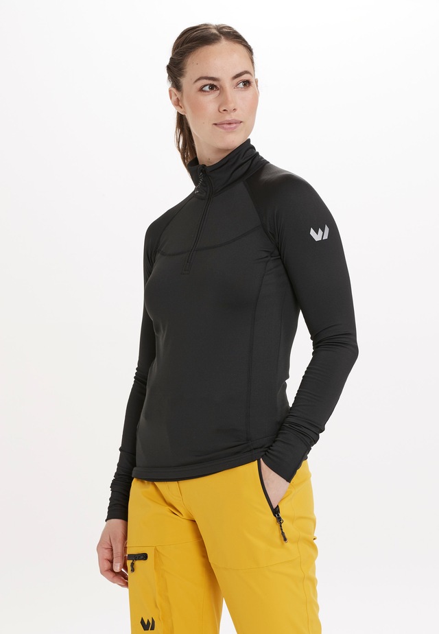 WHISTLER Langarmshirt »Blume« 1 Stk. mit Reißverschluss und Stehkragen