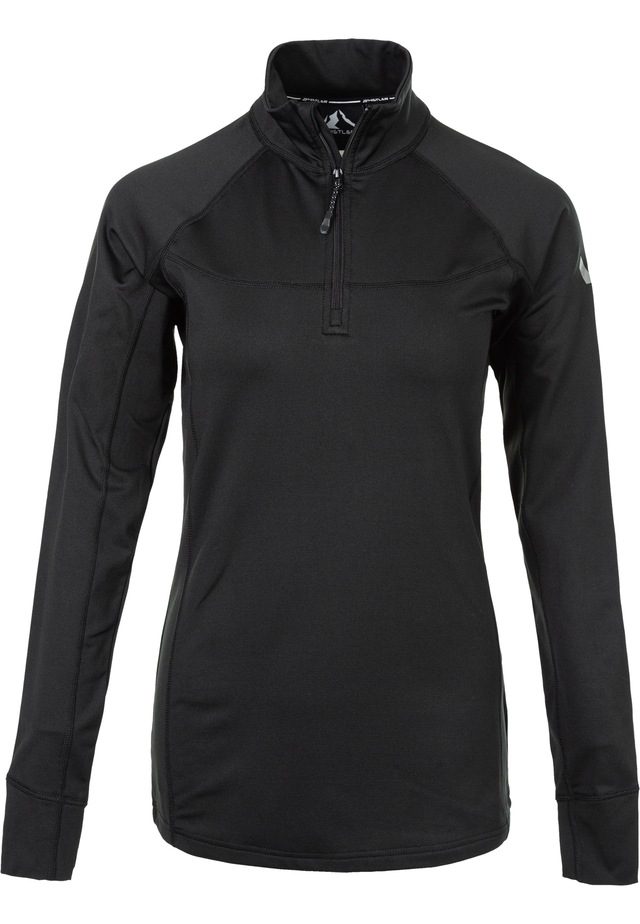 WHISTLER Langarmshirt »Blume« 1 Stk. mit Reißverschluss und Stehkragen