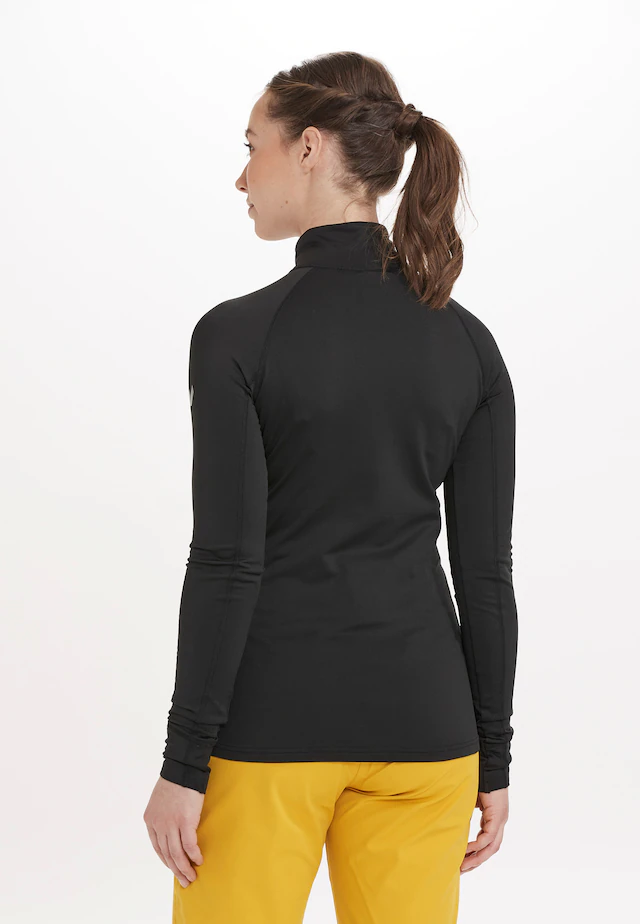 WHISTLER Langarmshirt »Blume« 1 Stk. mit Reißverschluss und Stehkragen