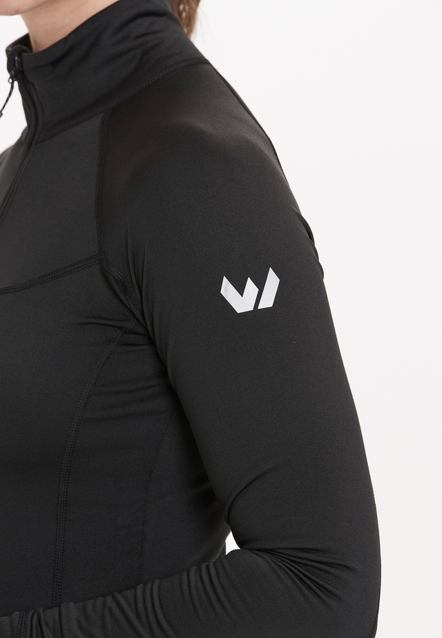 WHISTLER Langarmshirt »Blume« 1 Stk. mit Reißverschluss und Stehkragen
