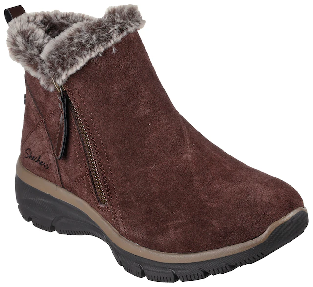 Skechers Winterboots »EASY GOING - HIGH ZIP« Winterschuh mit Fellimitatkragen