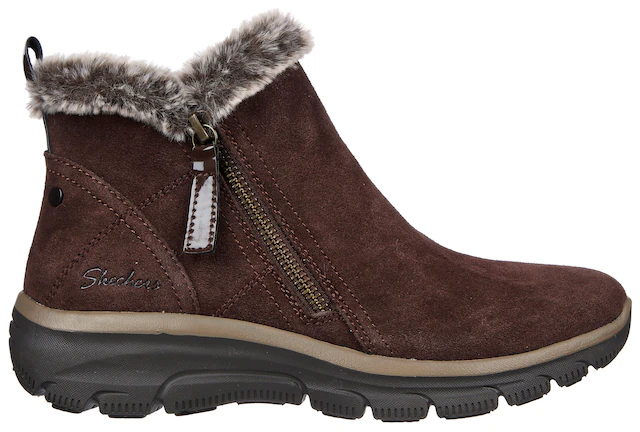 Skechers Winterboots »EASY GOING - HIGH ZIP« Winterschuh mit Fellimitatkragen
