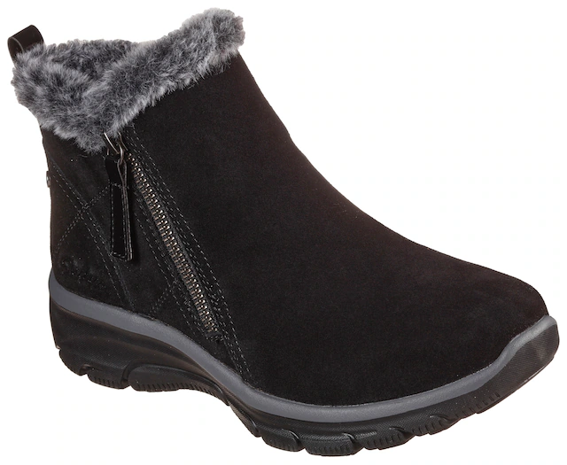 Skechers Winterboots »EASY GOING - HIGH ZIP« Winterschuh mit Fellimitatkragen